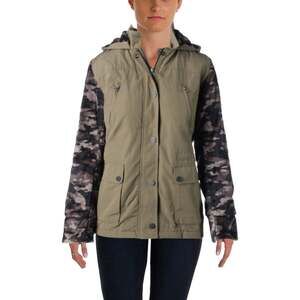 Sanctuary Faux Fur Camo Sleeves Anorak Jacket - NWT, Small